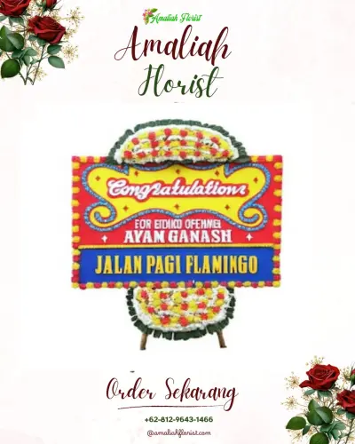 Bunga Papan Congratulation di Kedung